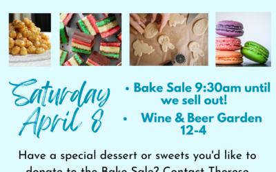 Italian Bake Sale April 8: calling all bakers!