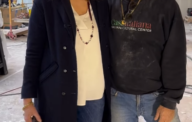 Honorary Consul shows off Casa Italiana upstairs Meeting Hall w/ Joe Megale – Video in Italian