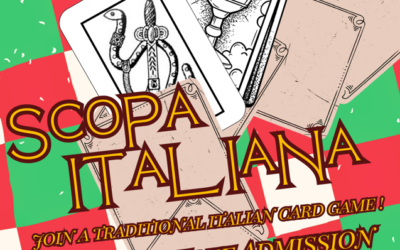 Next Scopa event Sat Mar 15