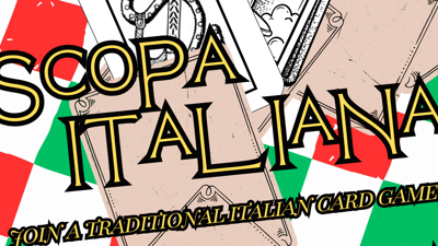 Next Scopa event Sat June 14